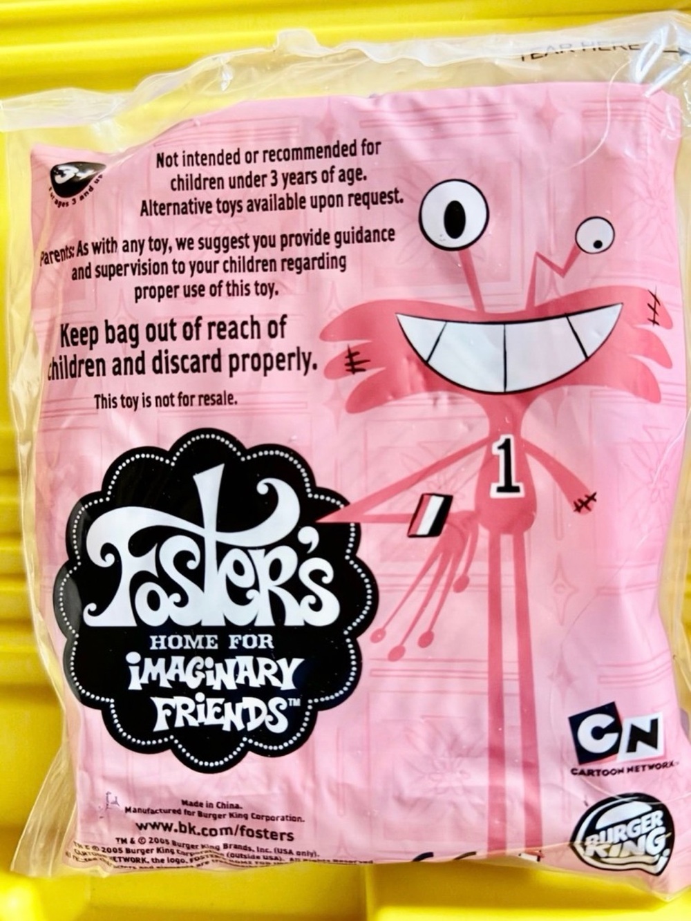Burger King Fosters Home for Imaginary Friends Mr. Herriman 2005 NWT Collectible